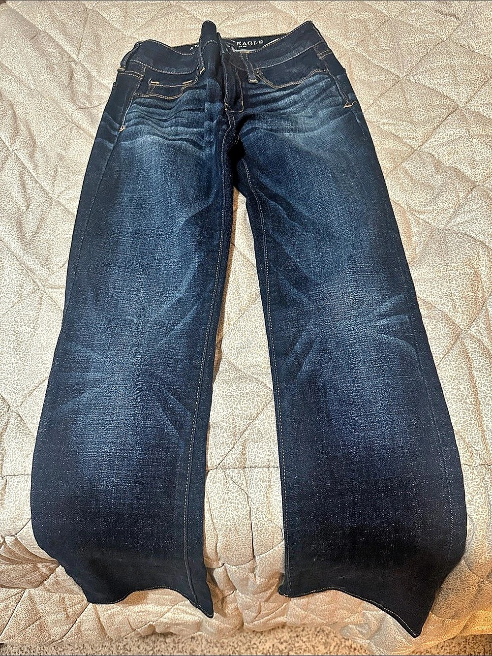 American Eagle Outfitters Skinny Kick Jeans in Blue Waist 00. Super stretch.